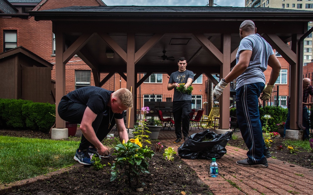 Team Scott volunteers help at Ronald McDonald House