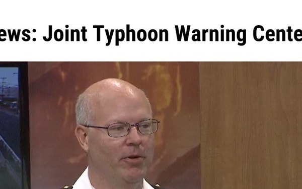 JTWC Officer Appears on Hawaii Local News Station