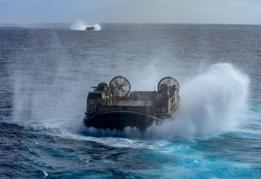 USS WASP (LHD 1) OPERATIONS AT SEA