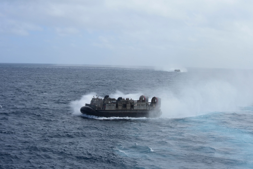 USS WASP (LHD 1) OPERATIONS AT SEA