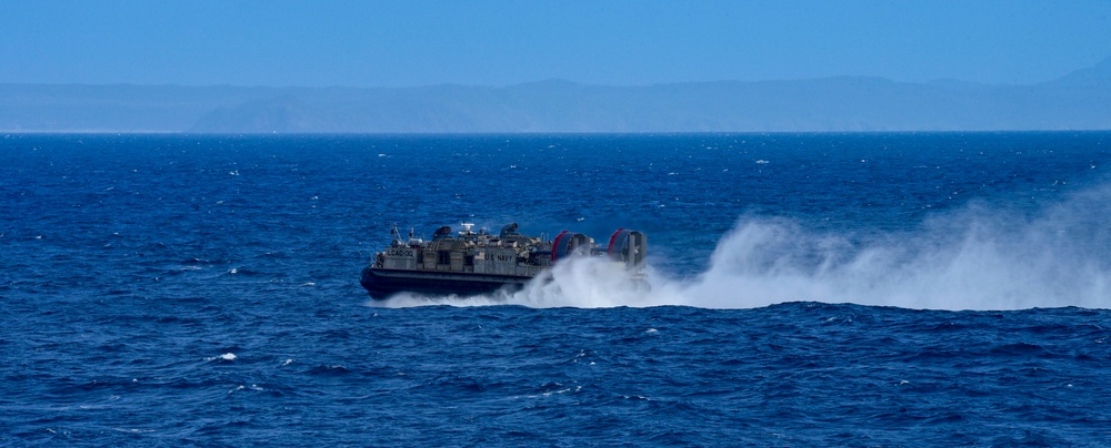 USS WASP (LHD 1) OPERATIONS AT SEA