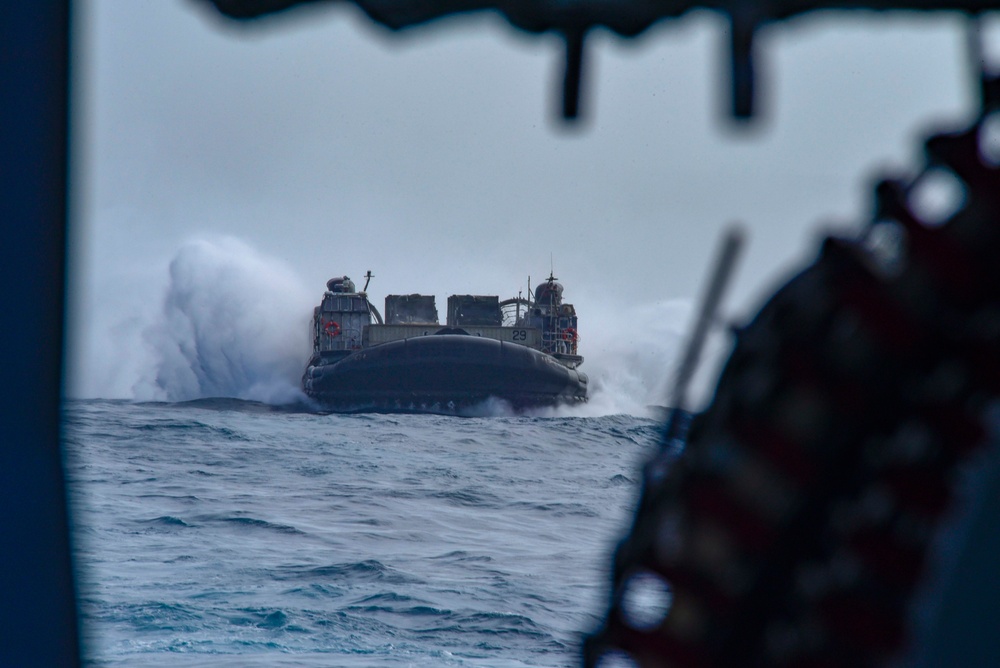 USS WASP (LHD 1) OPERATIONS AT SEA