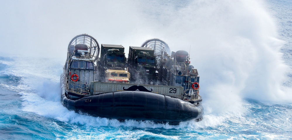 USS WASP (LHD 1) OPERATIONS AT SEA