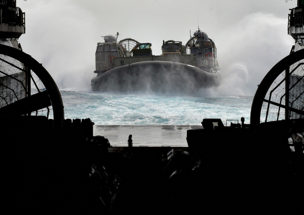 USS WASP (LHD 1) OPERATIONS AT SEA