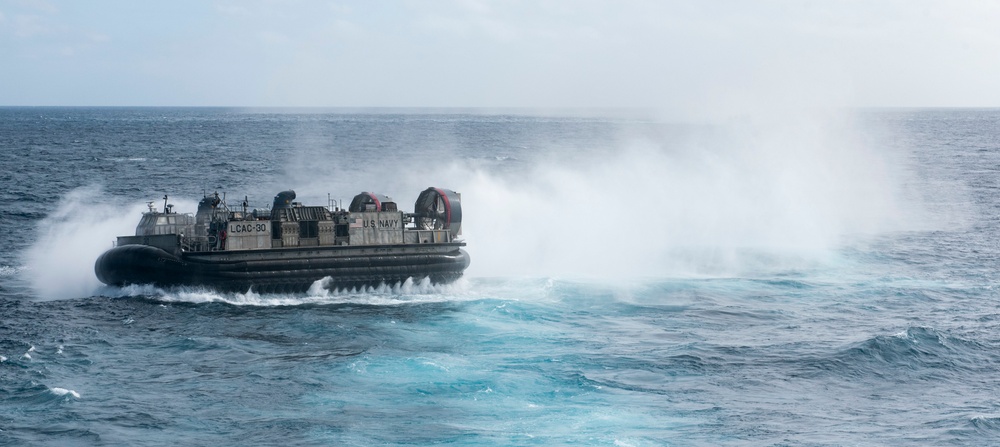 USS WASP (LHD 1) OPERATIONS AT SEA