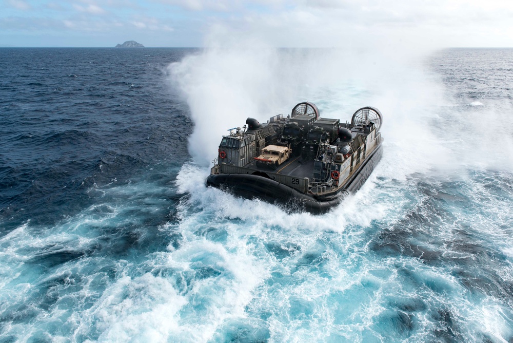 USS WASP (LHD 1) OPERATIONS AT SEA