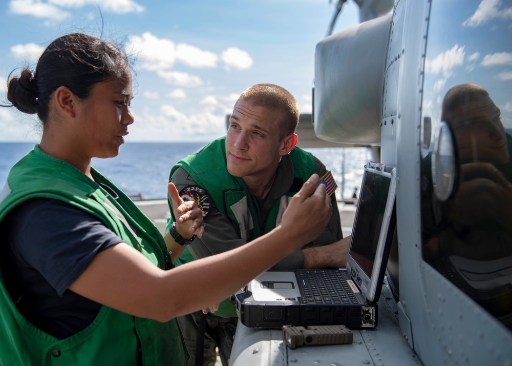 Replenishment-at-sea Aboard USS Chancellorsville