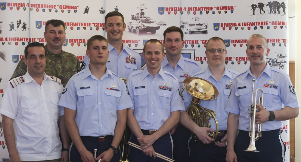 USAFE Band in Romania