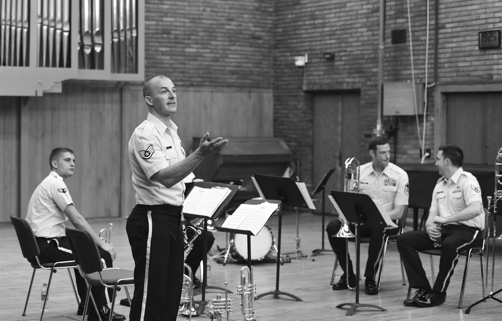 USAFE Band in Romania