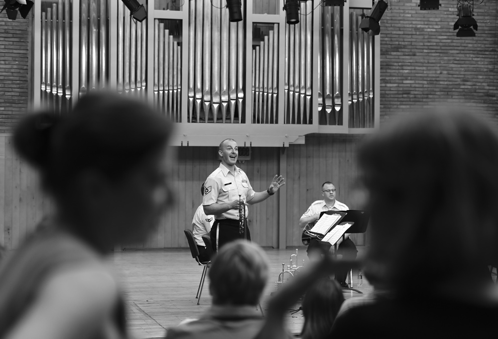 USAFE Band in Romania