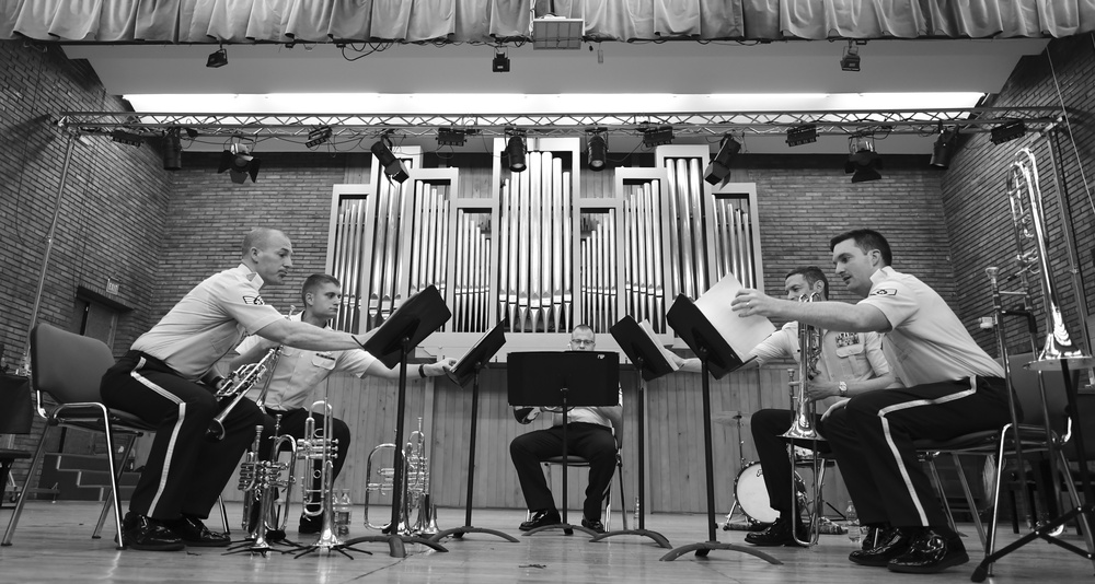 USAFE Band in Romania