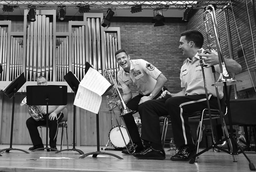 USAFE Band in Romania