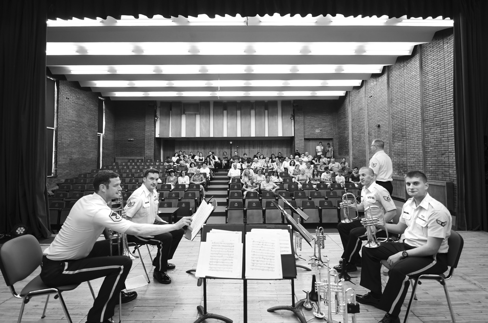 USAFE Band in Romania
