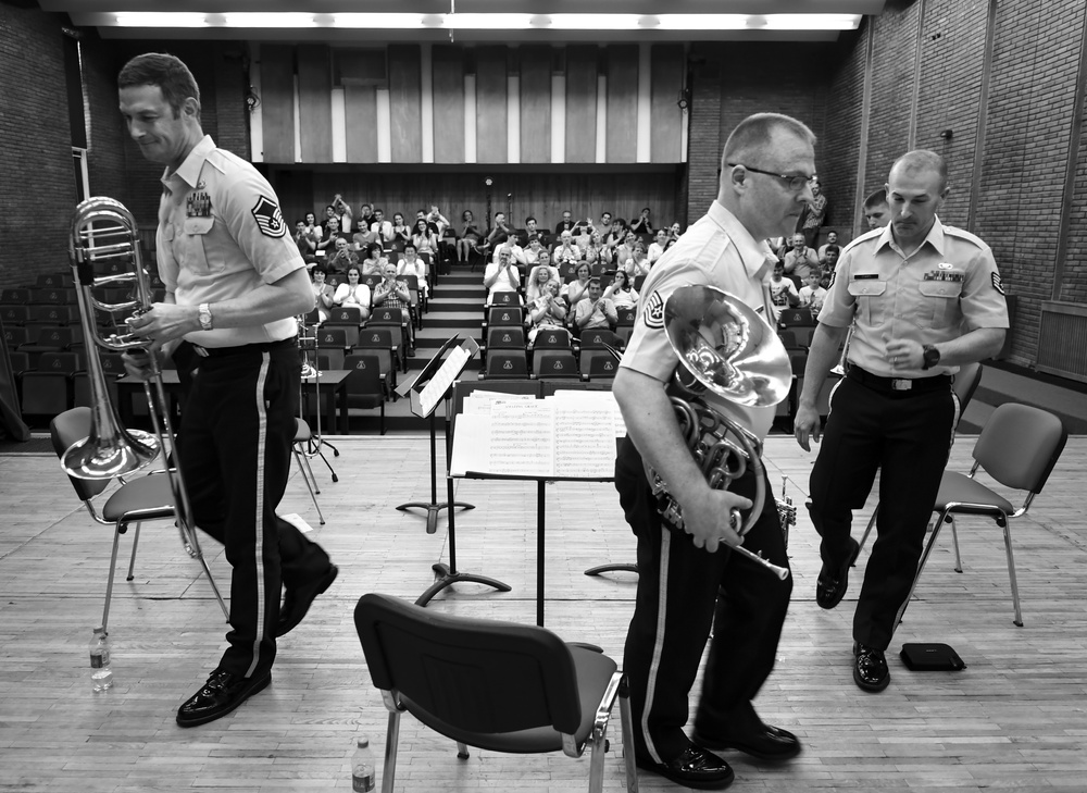 USAFE Band in Romania