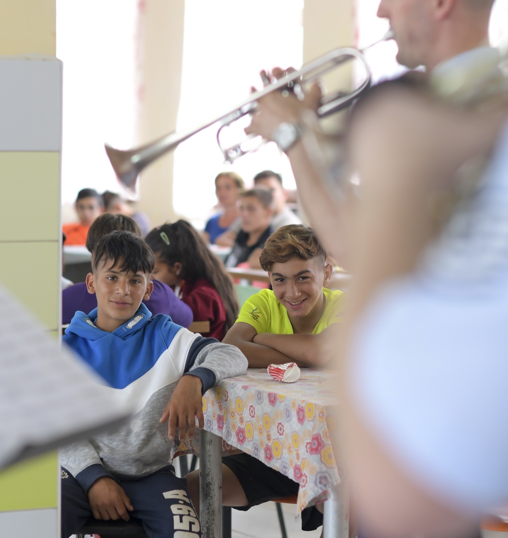 USAFE Band in Romania