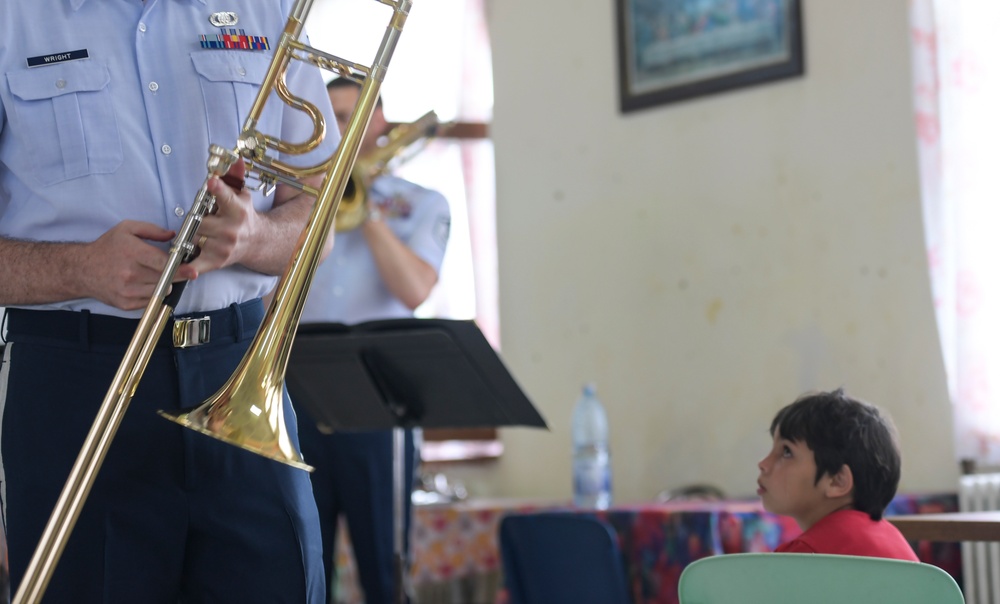 USAFE Band in Romania