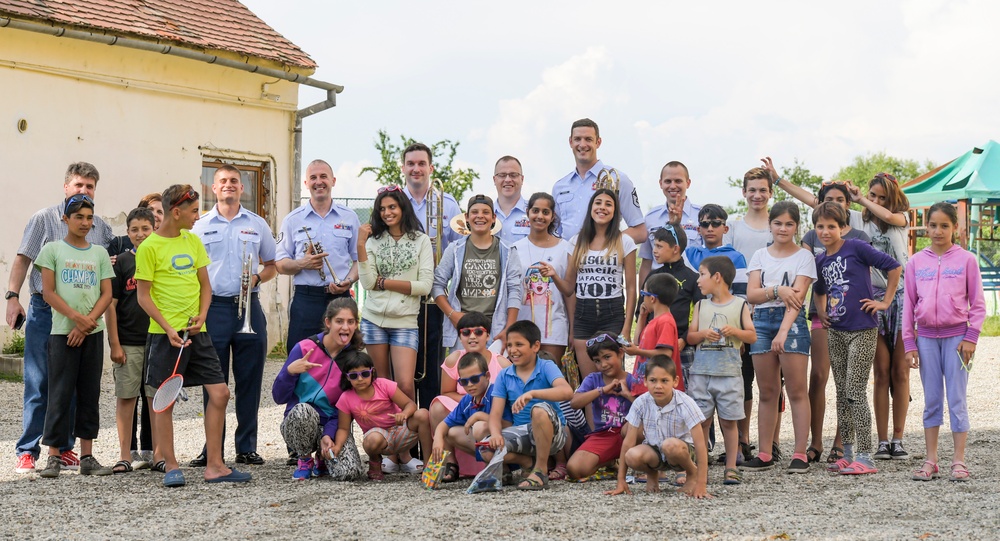 USAFE Band in Romania