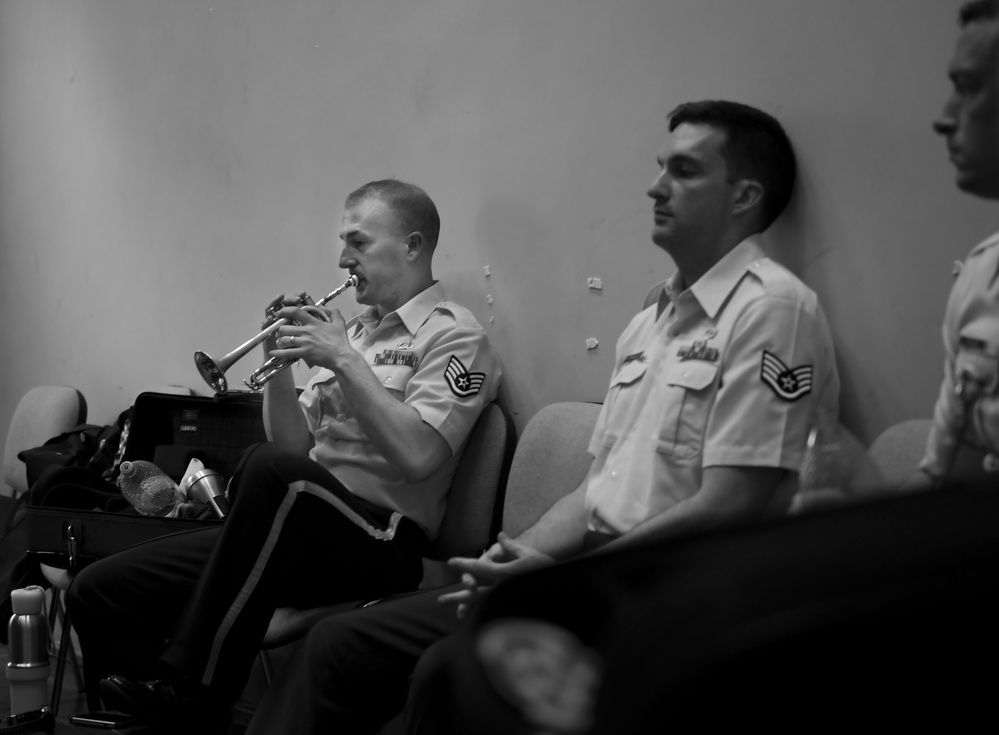USAFE Band in Romania