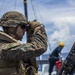 11th MEU Security aboard Harpers Ferry (LSD 49) during Strait Transit