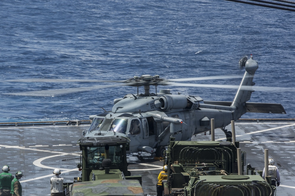 Flight Ops aboard USS Harpers Ferry