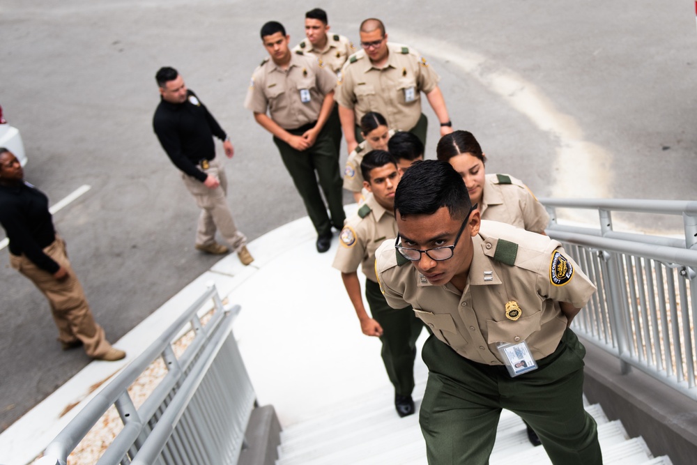 Border Patrol Explorers make first-ever visit to Presidio of Monterey