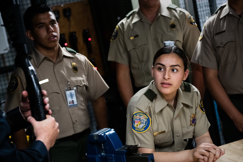 Border Patrol Explorers make first-ever visit to Presidio of Monterey