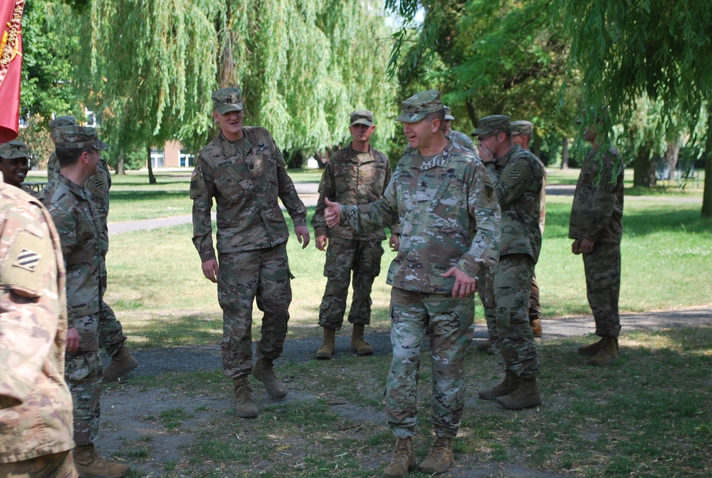 Major General Joe Jarrard Visits Powidz, Poland Forward Operating Site