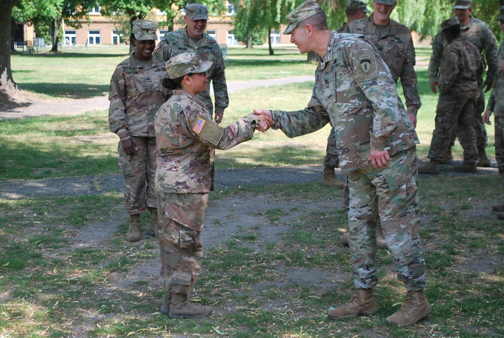 Major General Joe Jarrard Visits Powidz, Poland Forward Operating Site