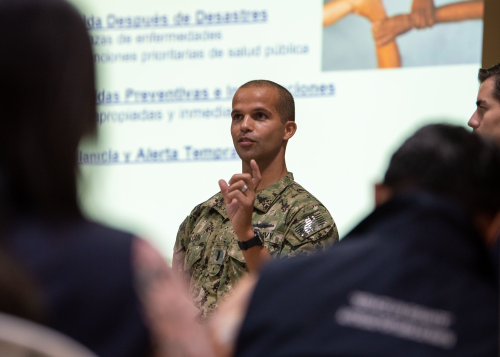 USNS Comfort Crew Speaks During Subject Matter Exchange