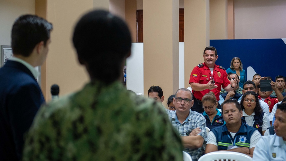 USNS Comfort Crew Speaks During Subject Matter Exchange