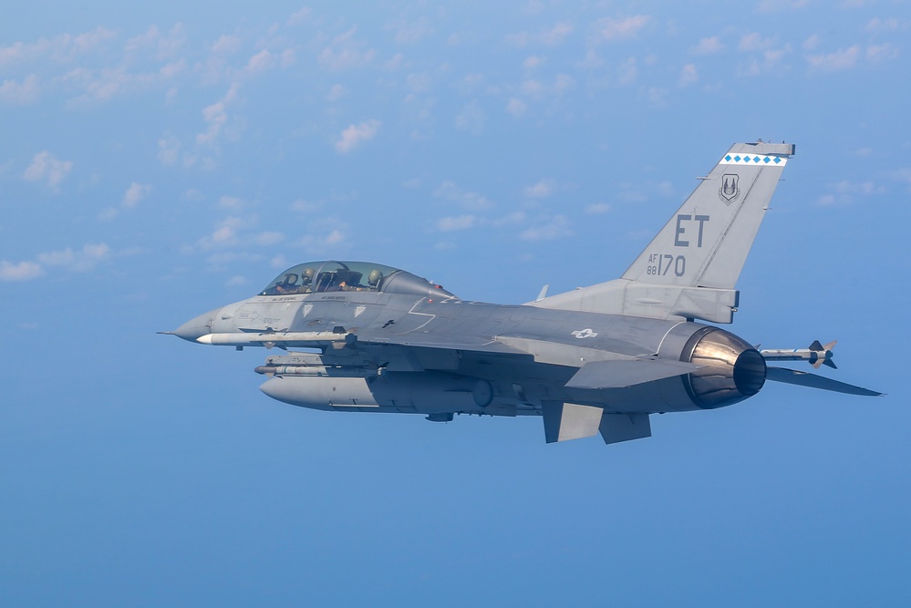 Fighting Falcon Flies over Florida