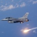 Fighting Falcon Fires Flare Over Florida