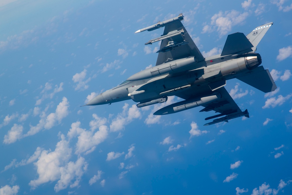 Fighting Falcon Flies over Florida