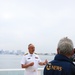 Navy Surgeon General Speaks with Reporter During Visit to San Diego