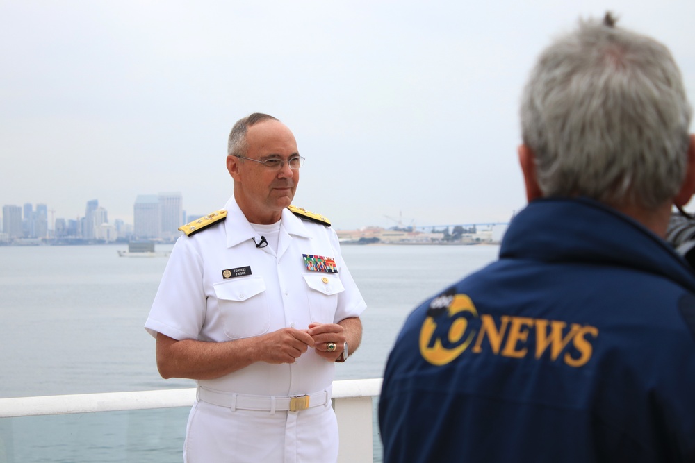 Navy Surgeon General Speaks with ABC News During Visit to San Diego