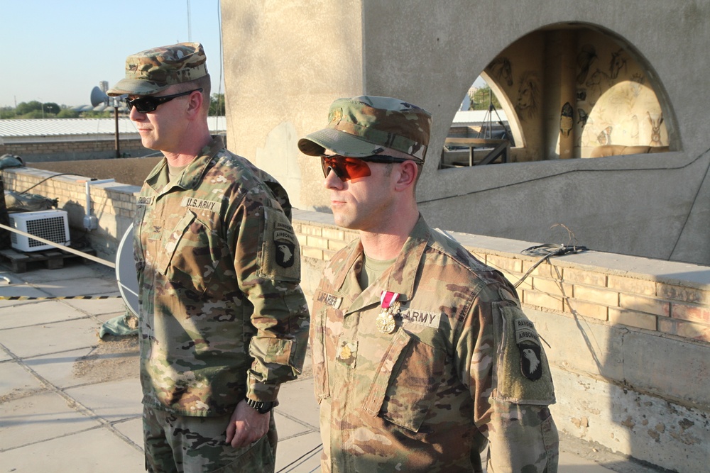 Bastogne Fires Officer bids farewell to Coalition