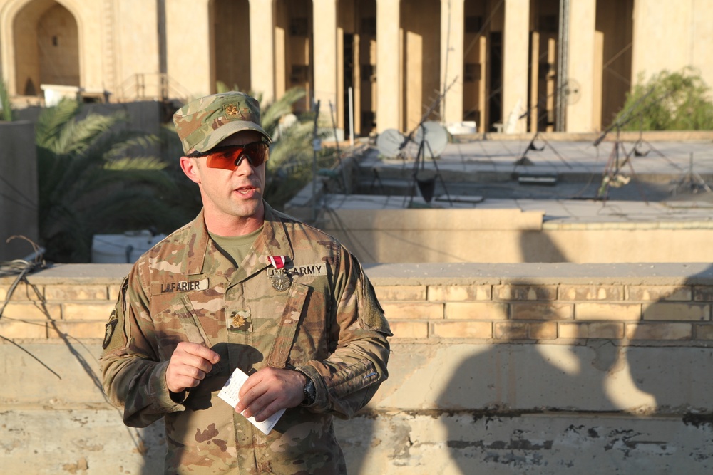Bastogne Fires Officer bids farewell to Coalition