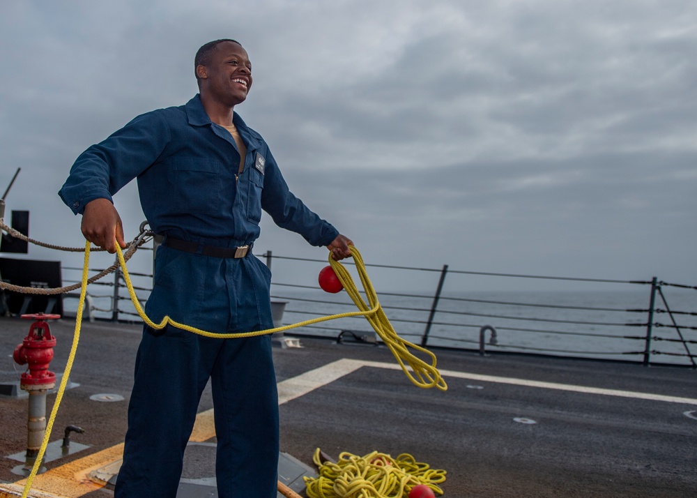 USS Bainbridge Deployment