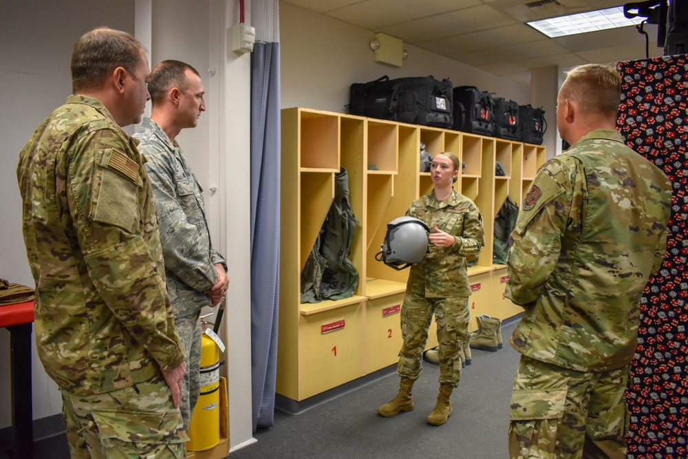 134th ARW Members Visit the 90th Fighter Squadron