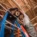Airmen from the 137th Special Operations Wing Civil Engineering Squadron work to complete the contruction of Camp Kamassa in Crystal Spring, Mississippi