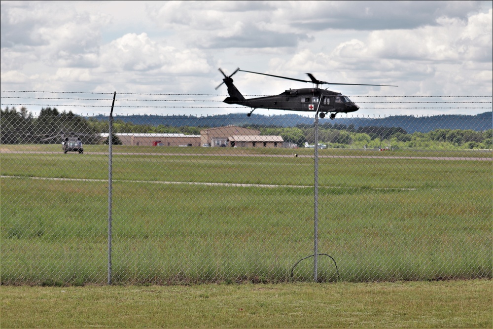 Wisconsin National Guard UH-60 Black Hawk operations at Fort McCoy