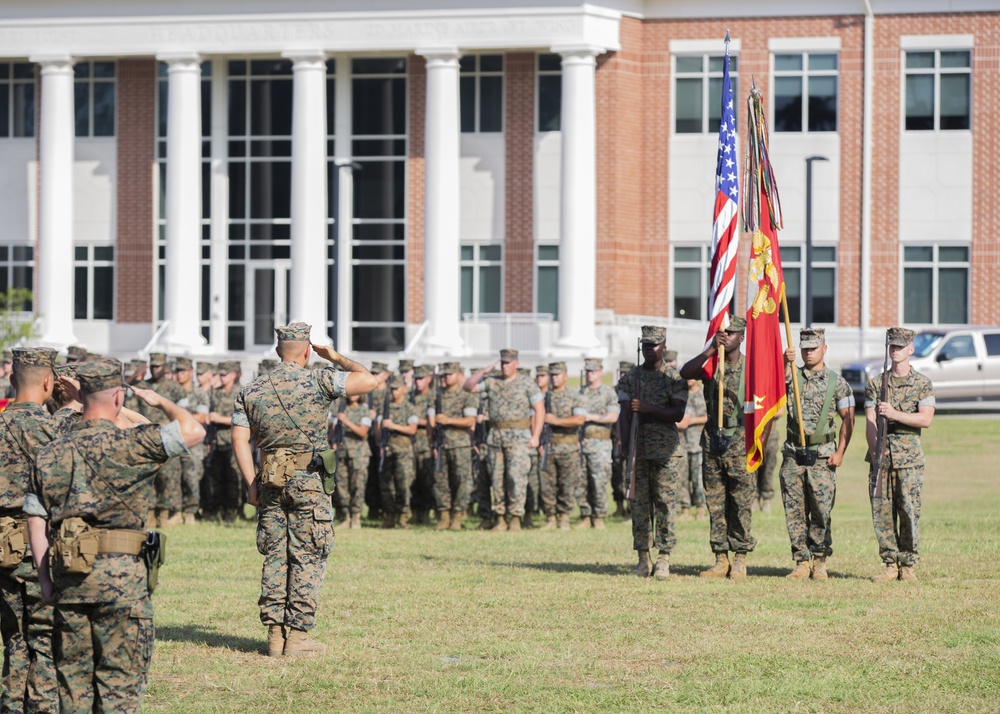 Marine Wing Communication Squadron 28 Change of Command