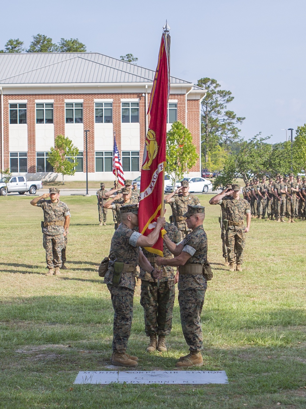 Marine Wing Communication Squadron 28 Change of Command