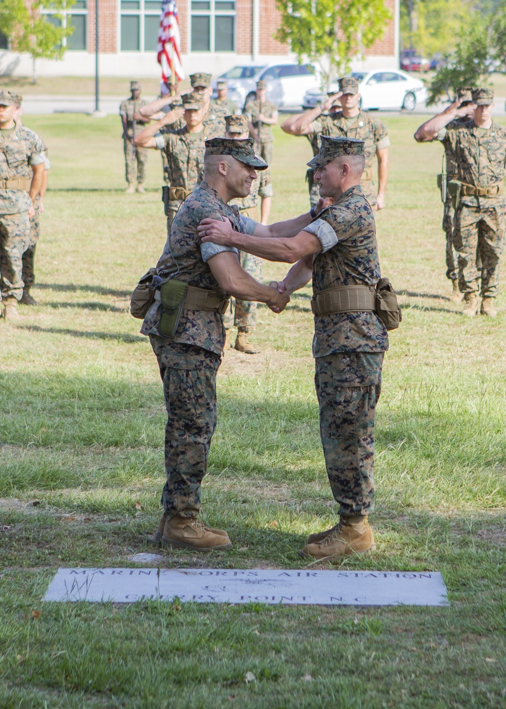 Marine Wing Communication Squadron 28 Change of Command