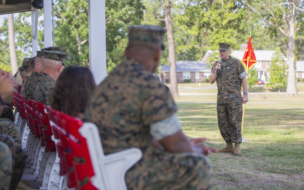 Marine Wing Communication Squadron 28 Change of Command