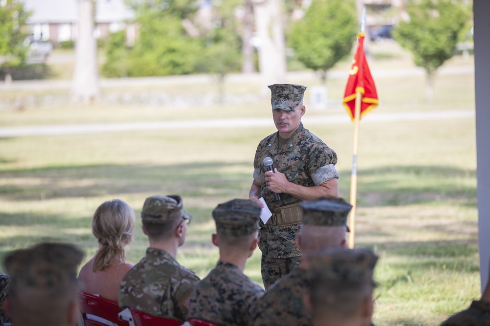 Marine Wing Communication Squadron 28 Change of Command