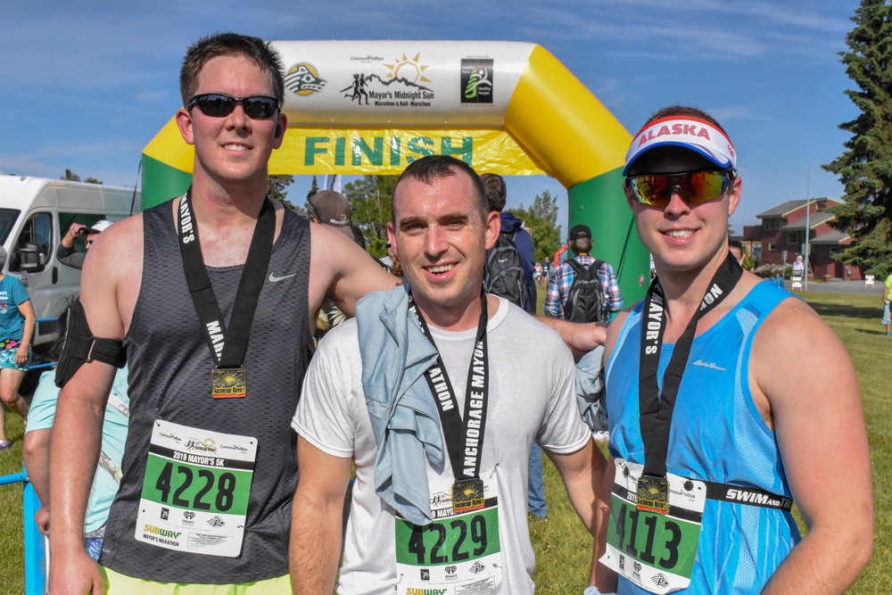134th Medical Group Airmen participate in marathon while on deployment for training