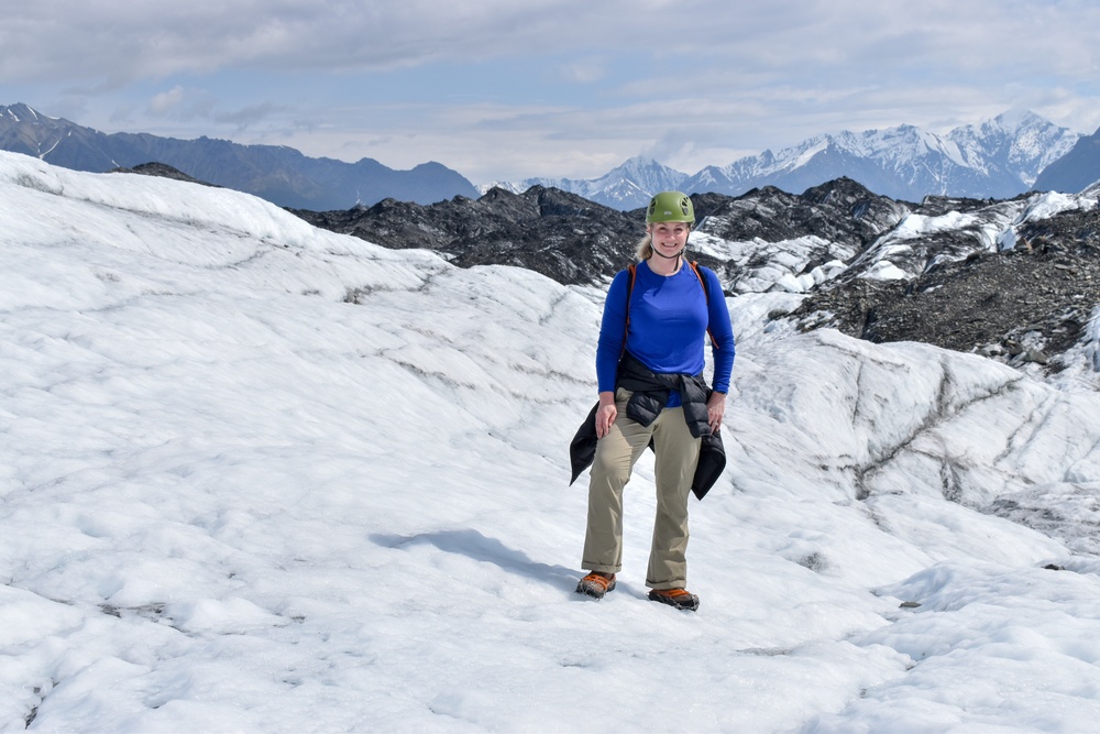 134th Airmen hike largest glacier in Alaska