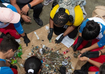 USNS Comfort Beach Clean-Up