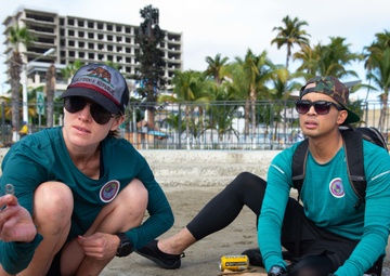 USNS Comfort Beach Clean-Up